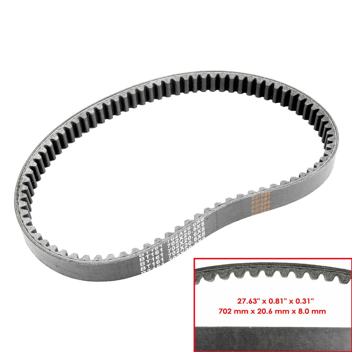 For John Deere D105 E100 X105 X106 GT37419 AUC13704 General Transmission Belt US