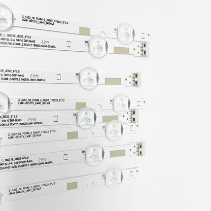 8pc LED Strips For Samsung UN50M5300AF UN50J5000AF UN49j5200 UN49J5290 UN50J5200