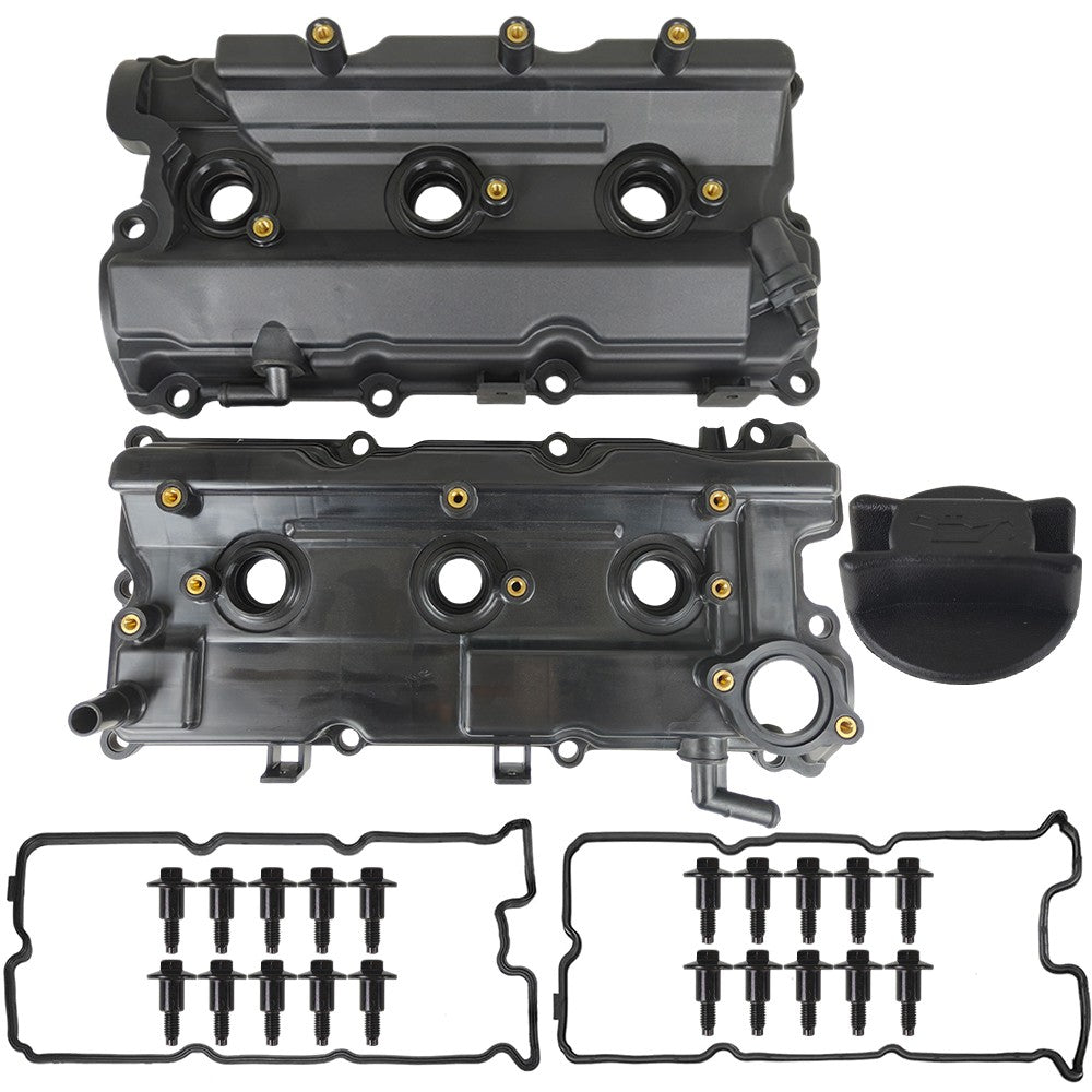 Valve Cover Set & Bolts Cap For 02-04 Infiniti QX4 Nissan Pathfinder 132645W501