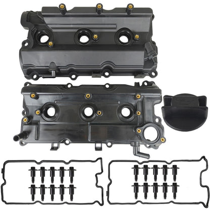Valve Cover Set & Bolts Cap For 02-04 Infiniti QX4 Nissan Pathfinder 132645W501