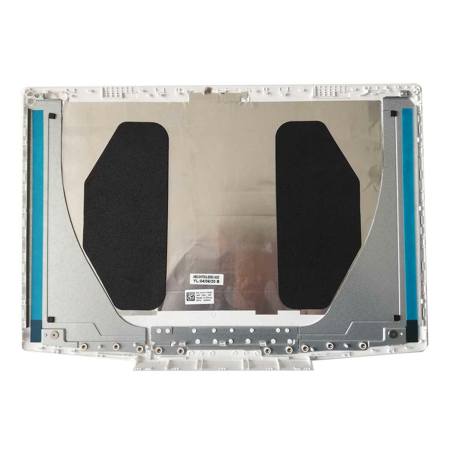 New White For Dell G3 15 3590 Top Back Cover+Front Beze+Hinges Screws 03HKFN US