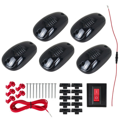 Amber Smoke Cab Roof Marker Lights For Dodge Ram 1500 2500 3500 4500 2003-2018