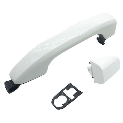 Rear L / R Olympic White Door Handle FIT For 2014-2019 Chevrolet Silverado