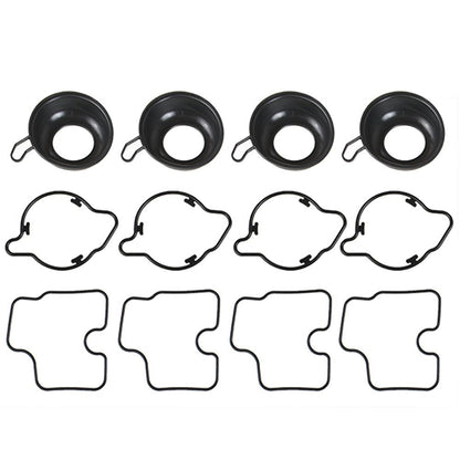 Solid Spare 4Pcs Carburetor Repair Kit Plunger Diaphragm Part For Honda CBR600 F4