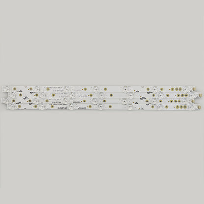 LED Strips(4) for 50S421 50S423 TCL-GIC-50D6-3030-4X7-LX20180417 4C-LB5007-ZM03J