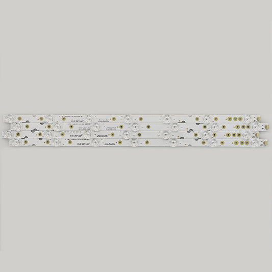 LED Strips(4) for 50S421 50S423 TCL-GIC-50D6-3030-4X7-LX20180417 4C-LB5007-ZM03J