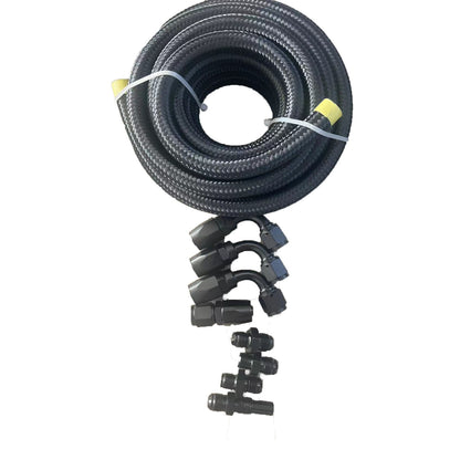 New Automatic Transmission Cooler Line For GM 4L80E 6AN Nylon Steel Braided Line