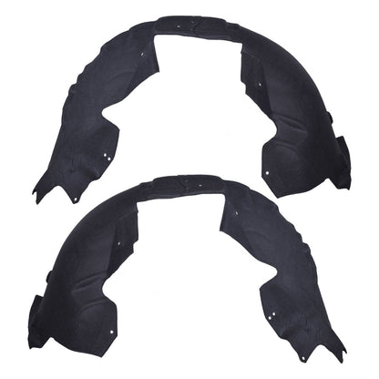 Front Driver & Passenger Side Fender Liner Set w/ Clips For 2009-2012 Audi A4 S4