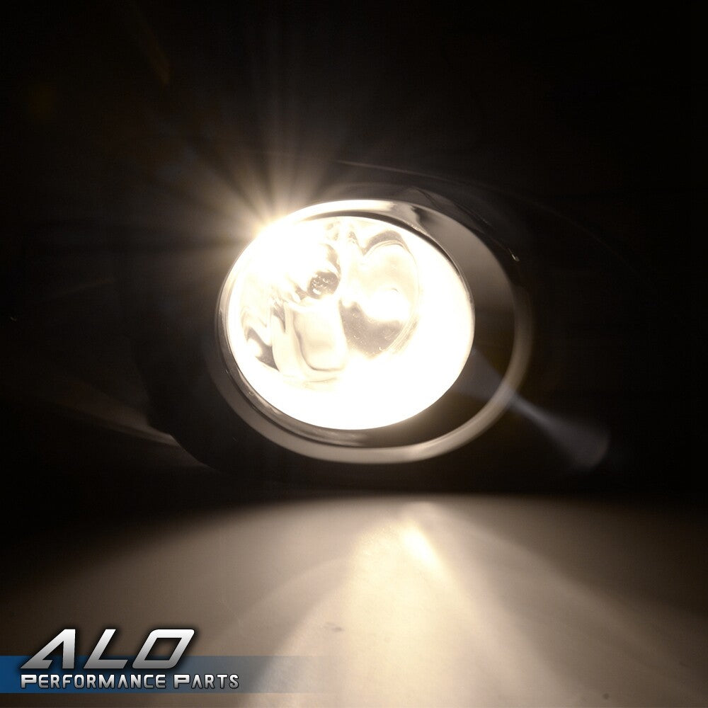 Solid Spare Fit For 2010-2011 Toyota Camry Clear Bumper Lamps Driving Fog Lights+Switch Pair