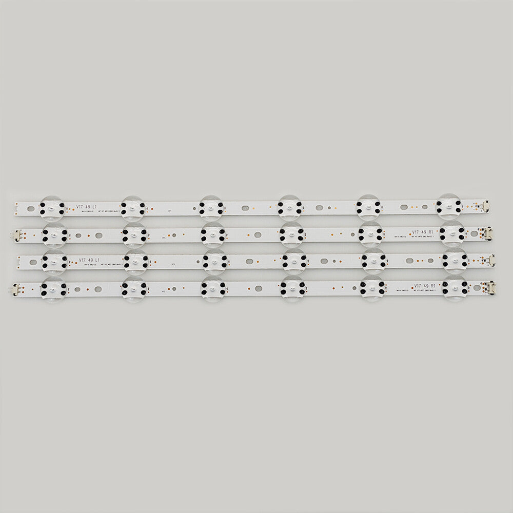 4pcs 49" TV LED Strips For LG 6916L-2862A 49" V17 ART3 2862 49LV560H-UA