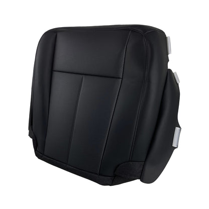 Both Driver & Passenger Leather Seat Cover Black For 2007-2014 Ford Expedition