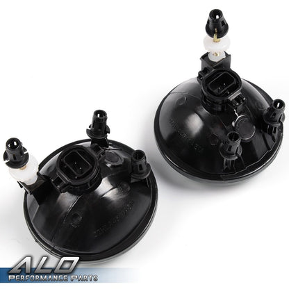 Solid Spare Smoked Fog Lights Fit For 07-2014 Chevy Tahoe Avalanche Suburban GMC with Bulbs
