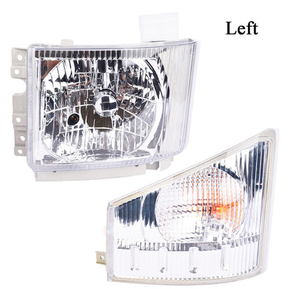 Headlight&Corner Lamp Left Side For 2008 2009-2020 ISUZU NPR NPR-HD NQR NRR