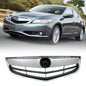 Fit 2013 2014 2015 Acura ILX Front Upper Chrome Grill Mesh Grille 13 14 15