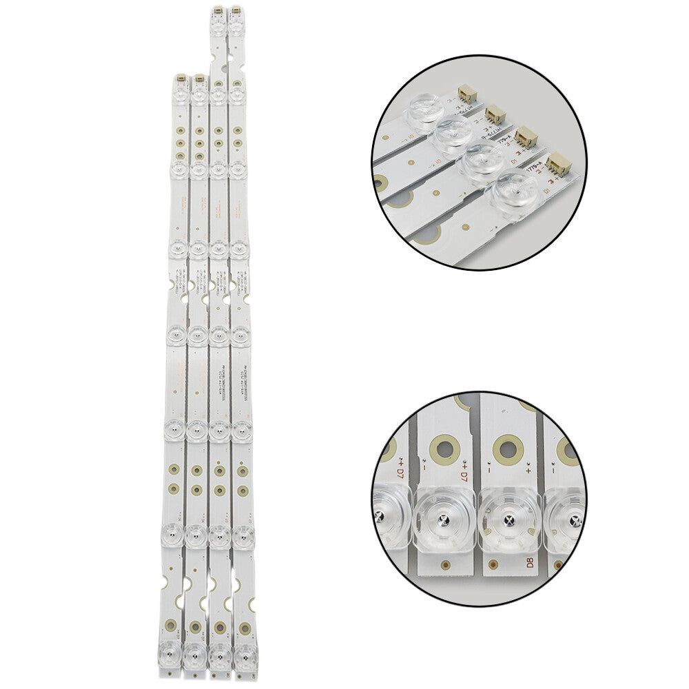 LED Backlight Strips(4) For TCL 55S423 55S421 55S425 55HR330M07B2 55HR330M08A2