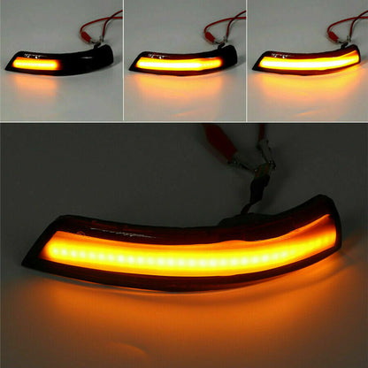 Sequential LED Side Mirror Turn Signal Light For Ford Kuga Escape EcoSport Focus