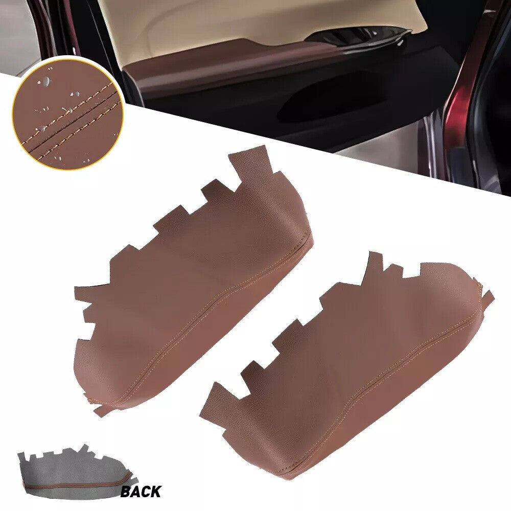 Center Console Lid Armrest & Door Panel Cover Brown For Toyota Avalon 2013-2018