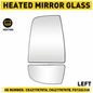 Mirror Glass Upper/Lower Driver Side Left LH For Ford Transit-150 2021 Base Crew