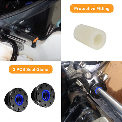 HS5157 Front Mount Hydraulic Steering Cylinder Seal Kit & Bleed Kit for Seastar