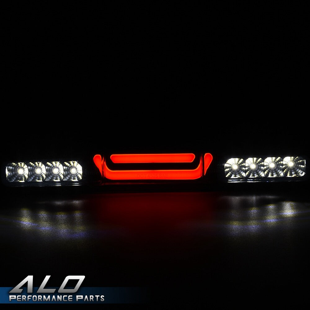Solid Spare Fit For 99-07 Silverado/Sierra Black/Smoked 3D Third 3rd Brake/Cargo Light