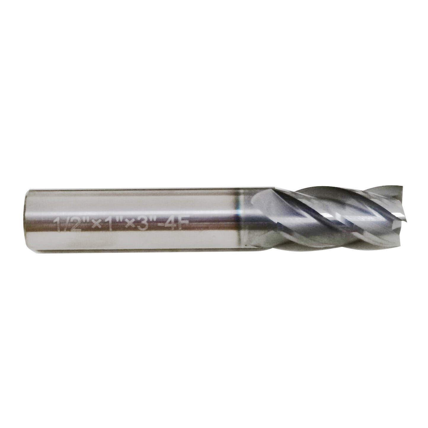 5 PCS 1/2" 4 FLUTE CARBIDE END MILL - REGULAR LENGTH - TiALN COATED New