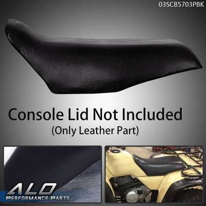 Solid Spare Fit For Honda Fourtrax 300 1988-2000 Motorcycle Leather Seat Cover Replace Black