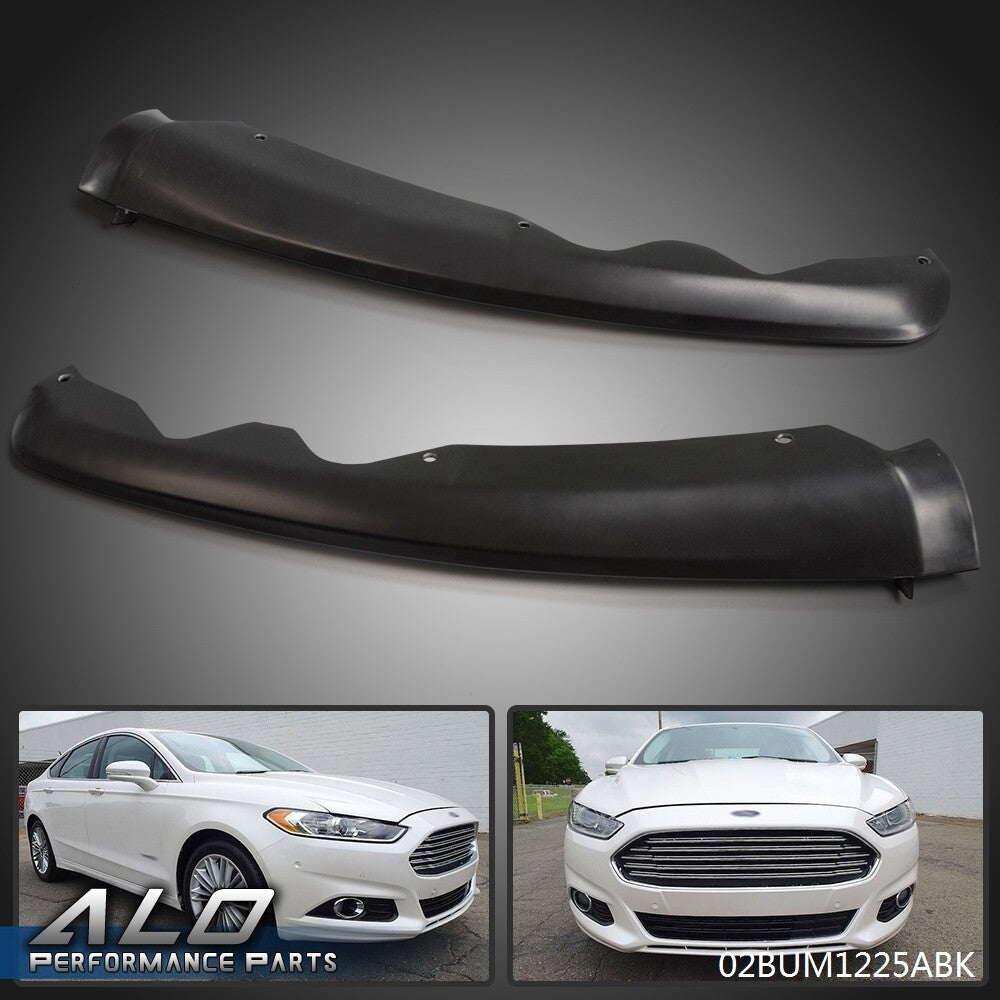 Solid Spare For 2013-2016 Ford Fusion Front Bumper Lip Lower Valance Grille Right Left Trim