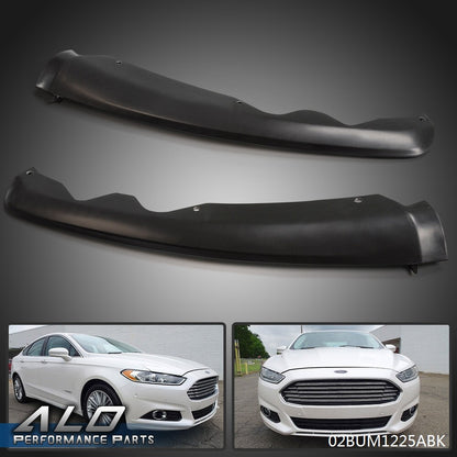 Solid Spare For 2013-2016 Ford Fusion Front Bumper Lip Lower Valance Grille Right Left Trim