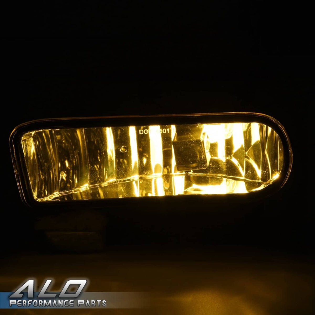 Solid Spare Fit For Cadillac Escalade 02-06 Bumper Replacement Fog Light Lamps Yellow Lens