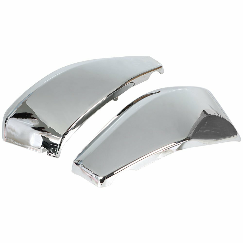 Solid Spare 2 Pcs For Honda VTX 1300 2003-2009 2004 2005 2006 2007 Chrome Side Battery Cover