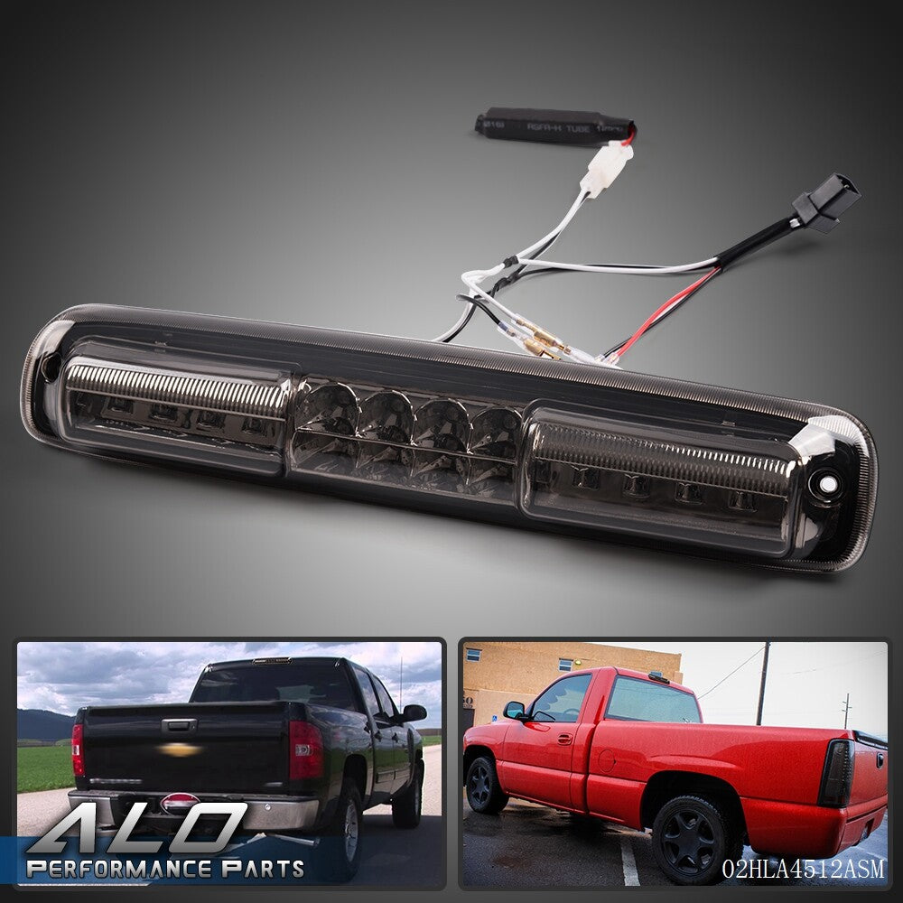 Solid Spare LED Third Brake Light Cargo Lamp Fit For 99-06 Chevy Silverado GMC Sierra Smoke