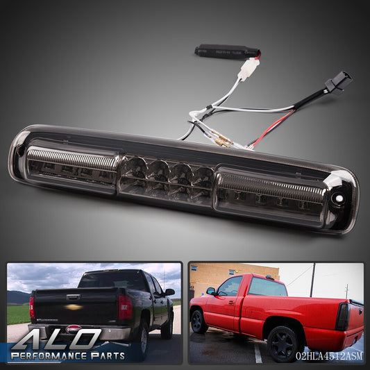 Solid Spare LED Third Brake Light Cargo Lamp Fit For 99-06 Chevy Silverado GMC Sierra Smoke