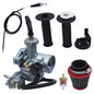 Solid Spare Carburetor & Throttle Cable Handle Bar Air Filter For Honda CT90 CT110 Carb