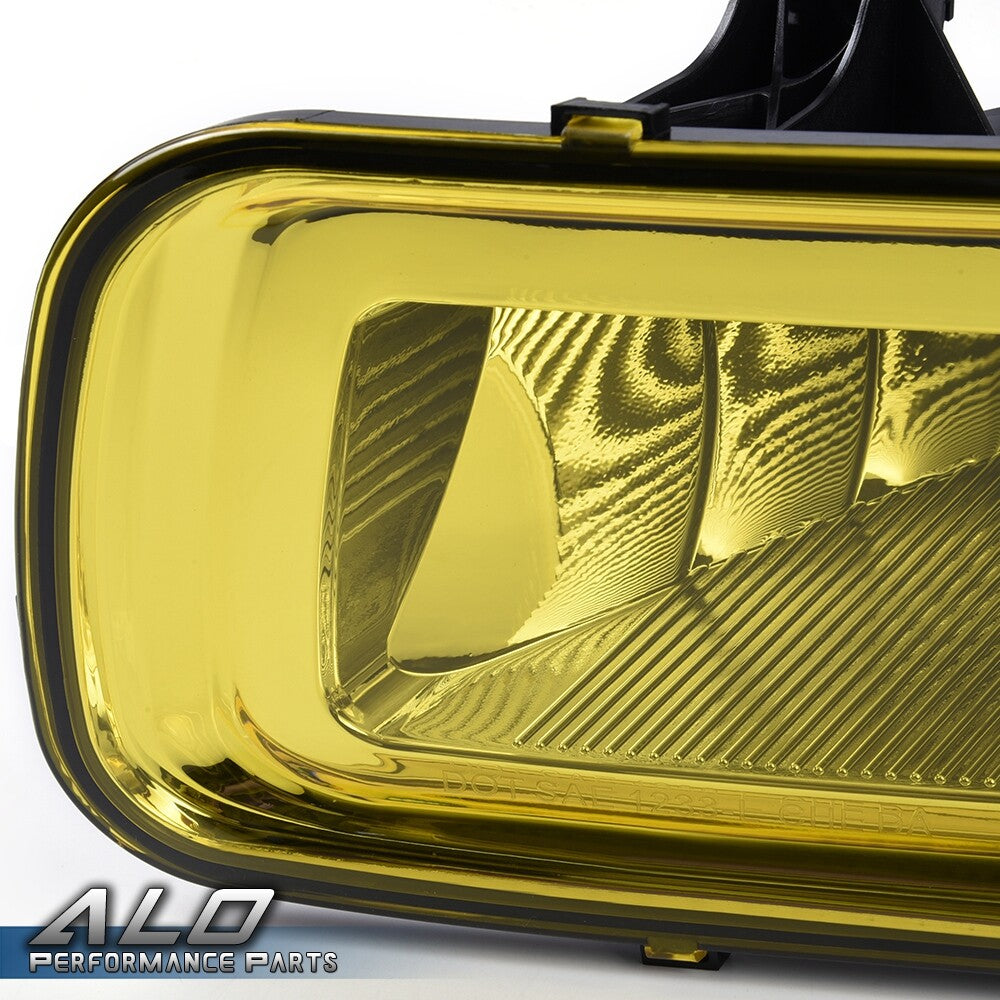 Solid Spare Fit For 2004-2006 Ford F-150 Yellow Lens Front Bumper Fog Light Lamps w/ Bulbs
