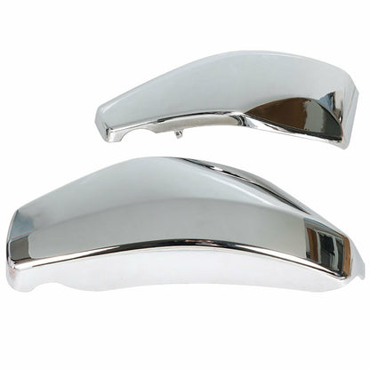 Solid Spare 2 Pcs For Honda VTX 1300 2003-2009 2004 2005 2006 2007 Chrome Side Battery Cover
