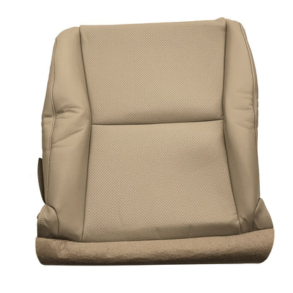 For 2010 - 2015 Lexus RX350 RX450H Driver Bottom Perforated Vinyl Seat Cover Tan