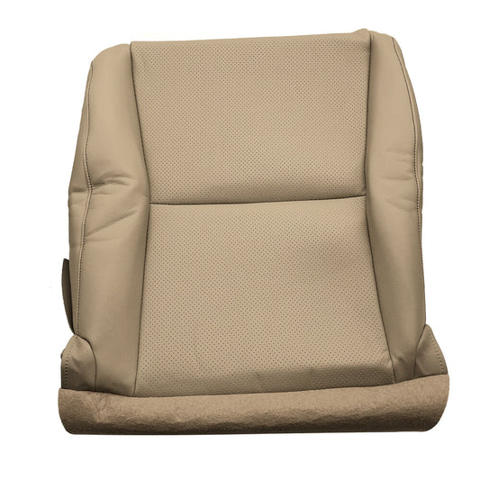 For 2010 - 2015 Lexus RX350 RX450H Driver Bottom Perforated Vinyl Seat Cover Tan