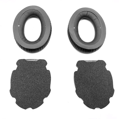 New For Aviation Headset X A10 A20 Bose Headphones 1Pair Black Ear Pads Cushions