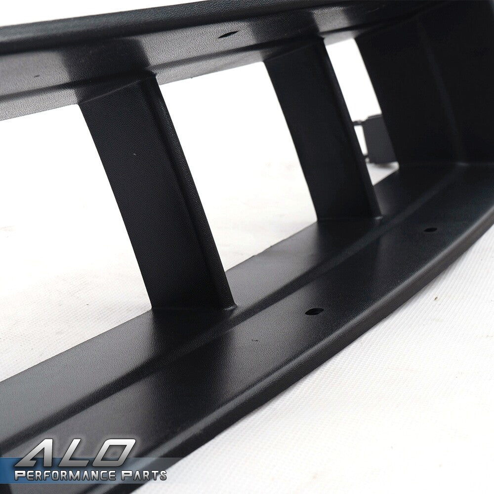 Solid Spare Fit For 2009-2014 Ford F-150 Front Bumper Lower Grille Insert Trim Panel Black