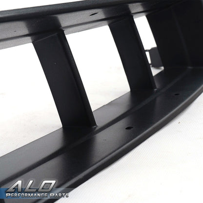 Solid Spare Fit For 2009-2014 Ford F-150 Front Bumper Lower Grille Insert Trim Panel Black