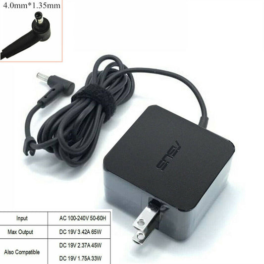 Solid Spare New 65W AC Adapter Charger For Asus Zenbook UX32V UX32VD UX305F X200M ADP-65DW