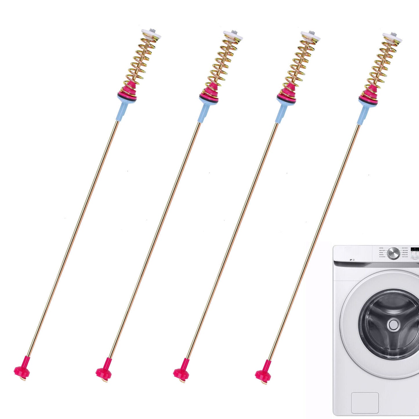 For 4Pcs DC97-16350V Washer Suspension Rod 27.6'' Damper Assembly PD00071611