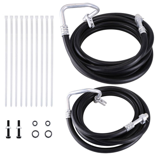 Solid Spare SU33468 Rear AC Line Set For 2007-2014 Chevy Suburban Rear Aux AC Hose Kit USA