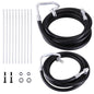 SU33468 Rear AC Line Set For 2007-2014 Chevy Suburban Rear Aux AC Hose Kit USA