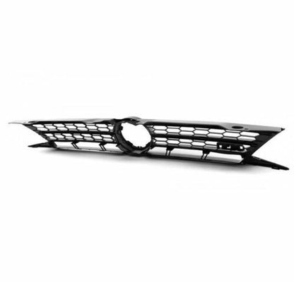FiIT 2015-2018 VW MK6 JETTA MESH HEX HONEYCOMB UPPER GRILLE GRILL W/CHROME TRIM