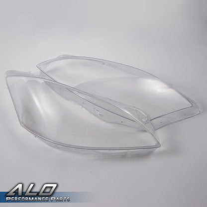 Solid Spare Fit For Mercedes S W221 Headlight Replacement Lens Plastic Cover Left+Right