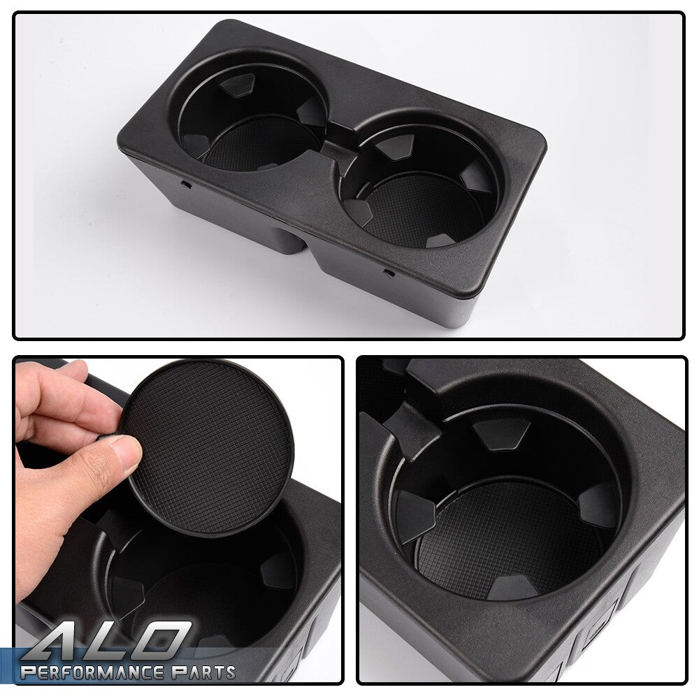 Solid Spare Fit For 07-14 GMC Cadillac Chevy Center Console Part Dual Cup Holder Insert