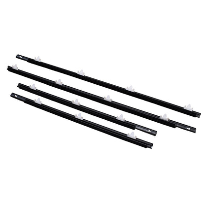 Front Rear Door Belt Glass Weatherstrip Seal For Nissan Sunny B13 Sentra Tsuru
