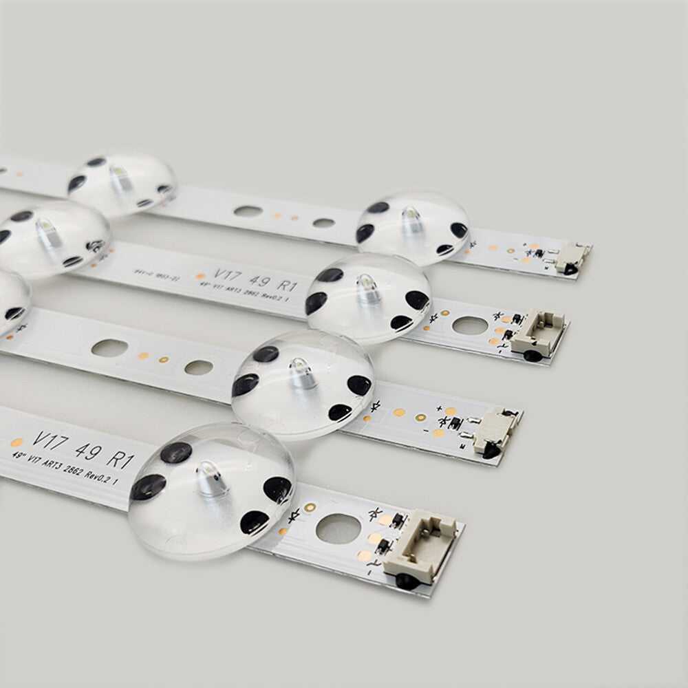 4pcs 49" TV LED Strips For LG 6916L-2862A 49" V17 ART3 2862 49LV560H-UA