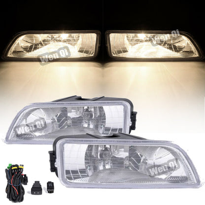 For 2004 2005 2006  2007 2008 Acura TL 4DR Front Bumper Fog Lights Lamp w/wiring